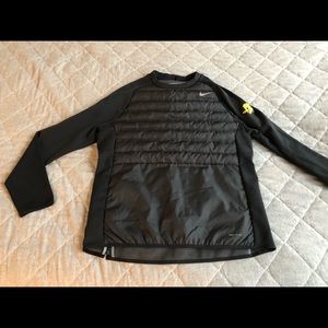 Men’s Nike Golf Aeroloft Oregon Ducks Black Pullover Size Large
